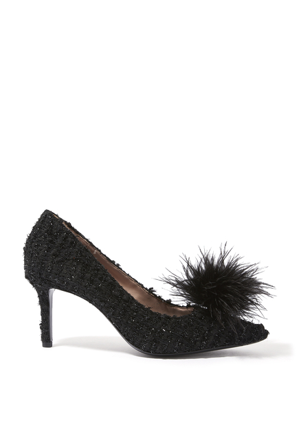 Marabou 75 Pointed Toe Pumps